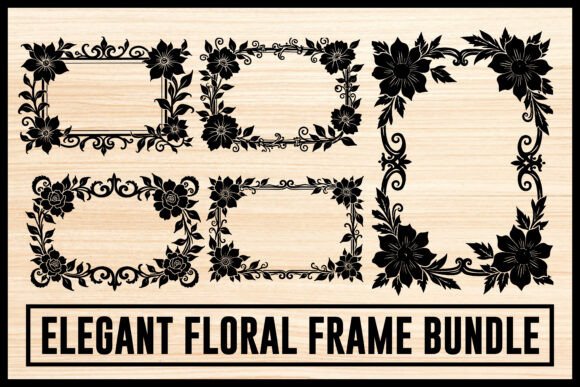 Download Elegant Floral Frame Bundle - Premium Resources