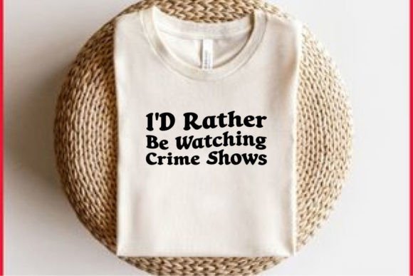 Download Retro True Crime T-shirt Design, I'd Rat - Premium Resources