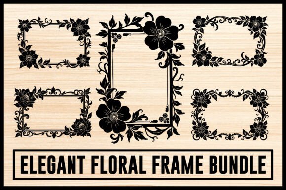 Download Elegant Floral Frame Bundle - Premium Resources